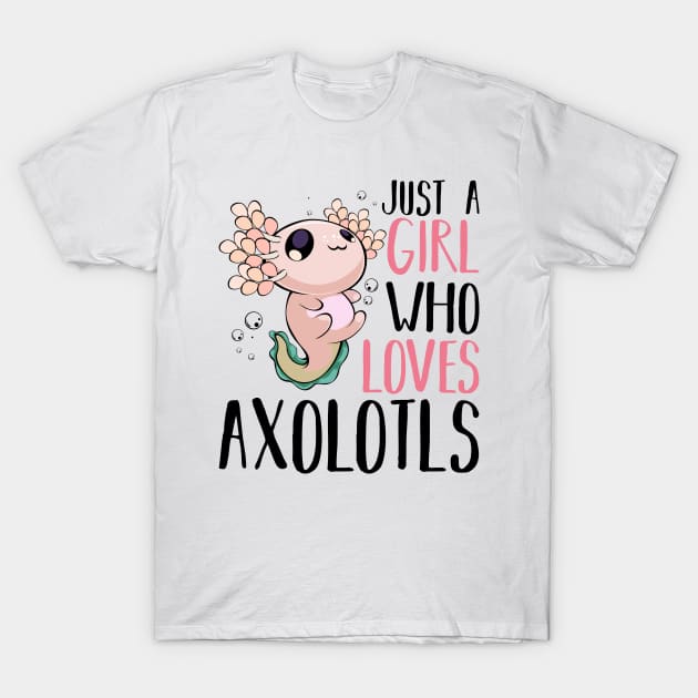 Axolotl T-Shirt by Lumio Gifts